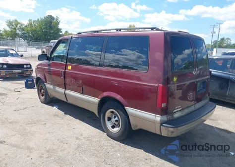 2001 Chevrolet Astro Ls из США, поврежденный, VIN 1GNDM19W21B135447